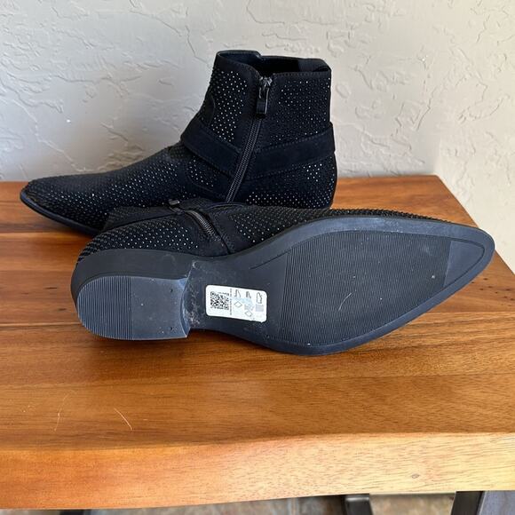 ASOS Black Silver studded ankle boots size 9 Winter Fall boot‎ - Picture 6 of 6